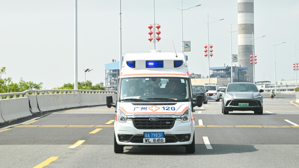 跨境直通救護(hù)車試行計(jì)劃周日起擴(kuò)展至珠海及南沙