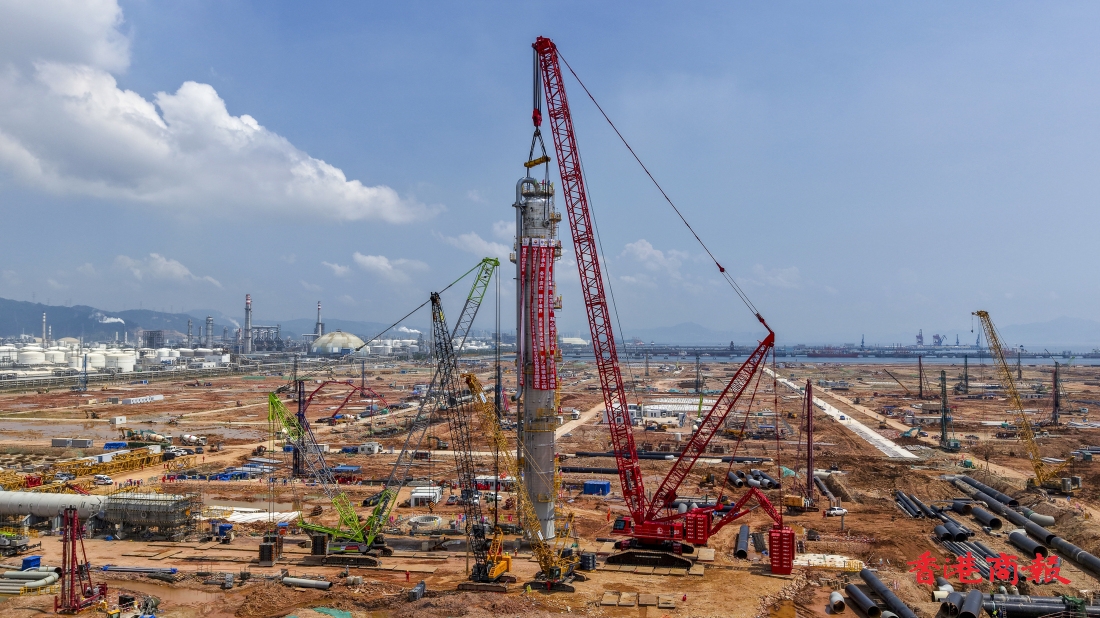 中海殼牌惠州三期乙烯項目完成總進度34.22%
