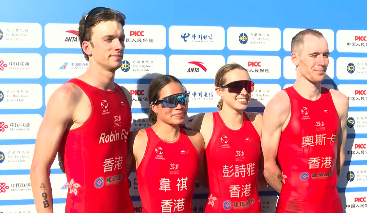 港隊(duì)三項(xiàng)鐵人混合接力賽奪銀丨中國(guó)工商銀行（亞洲）特約