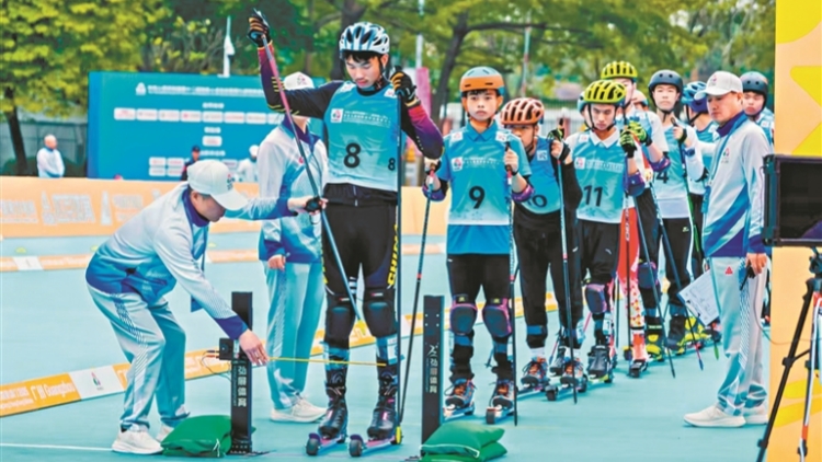 殘?zhí)貖W會越野滑輪比賽開賽 首日決出8枚金牌