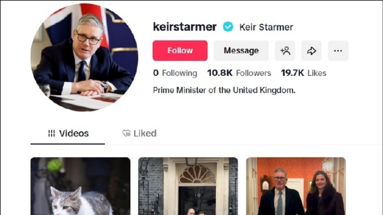 為訪華預(yù)熱？英國首相施紀(jì)賢入駐TikTok