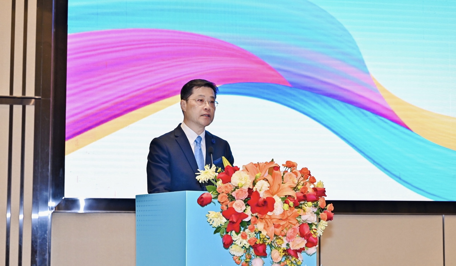 圖二：香港特別行政區(qū)政府駐廣西聯絡處主任王卓然致辭  （主辦方供圖）.jpg