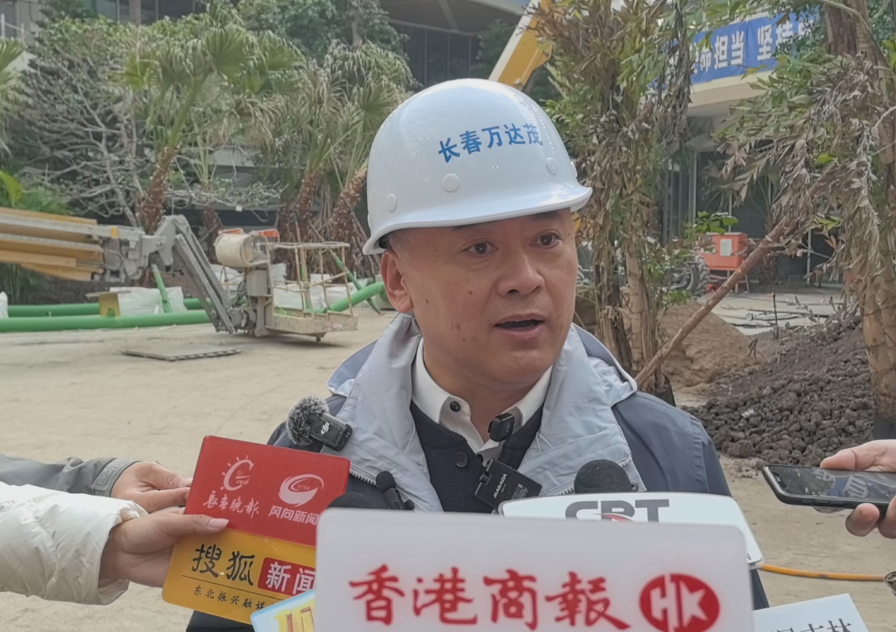 圖說一:長春萬達城商業(yè)管理有限公司總經理 冷東巖接受採訪.jpg